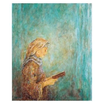 Itzhak Tordjman Art_Woman in Prayer יצחק תורג'מן
